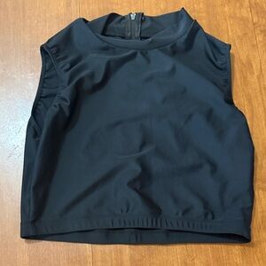 Women's Black Sleeveless Top